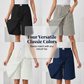 Dam casual skort med elastisk midja