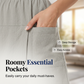 Dam casual skort med elastisk midja
