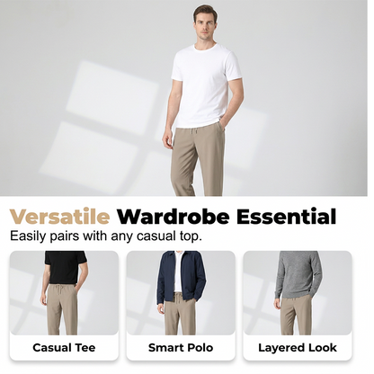 Snabbttorkande, ultratunna raka byxor för män