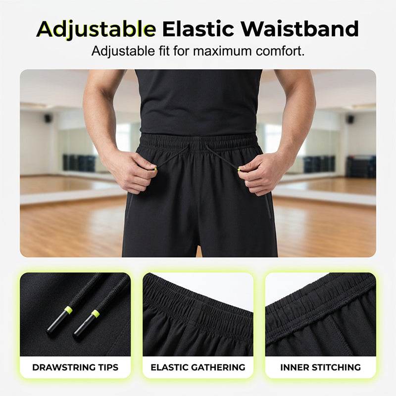 📢📢Superprisvärt – får du 3 stycken på en gång⏰Sommar-sportshorts med snabbtorkande material för män