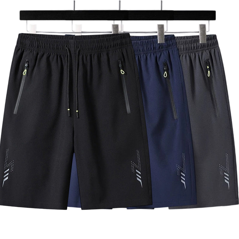📢📢Superprisvärt – får du 3 stycken på en gång⏰Sommar-sportshorts med snabbtorkande material för män