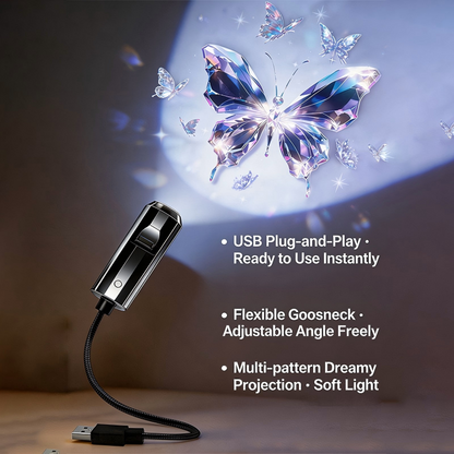 Plug-and-Play HD-nattlampa med Galaxy- och havsmotiv🥳Över 50 000 nöjda användare