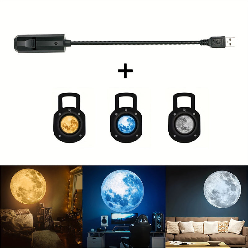 Plug-and-Play HD-nattlampa med Galaxy- och havsmotiv🥳Över 50 000 nöjda användare