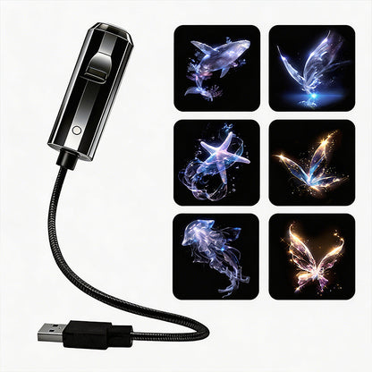 Plug-and-Play HD-nattlampa med Galaxy- och havsmotiv🥳Över 50 000 nöjda användare