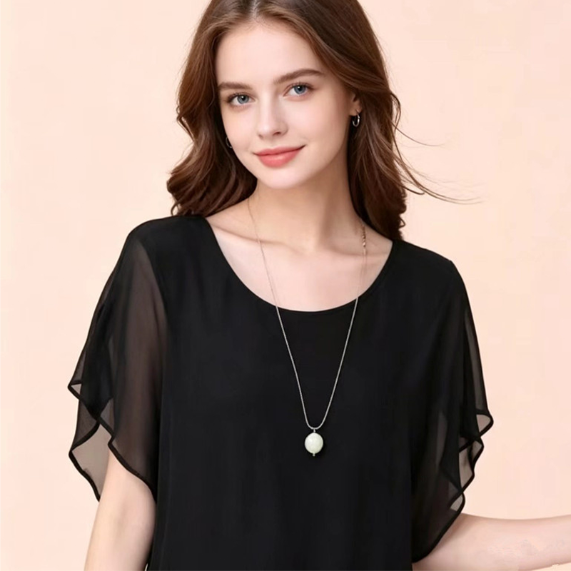 Batwing-blus – avslappnad elegans, mjuk och andningsbar