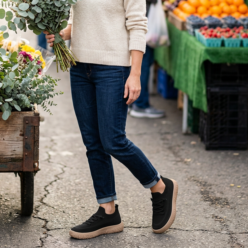 ⏳ Begränsad tid – 50 % rabatt! ⏰ Dam lätta & andningsbara mesh-sneakers – perfekta för vardag & promenader 👟✨