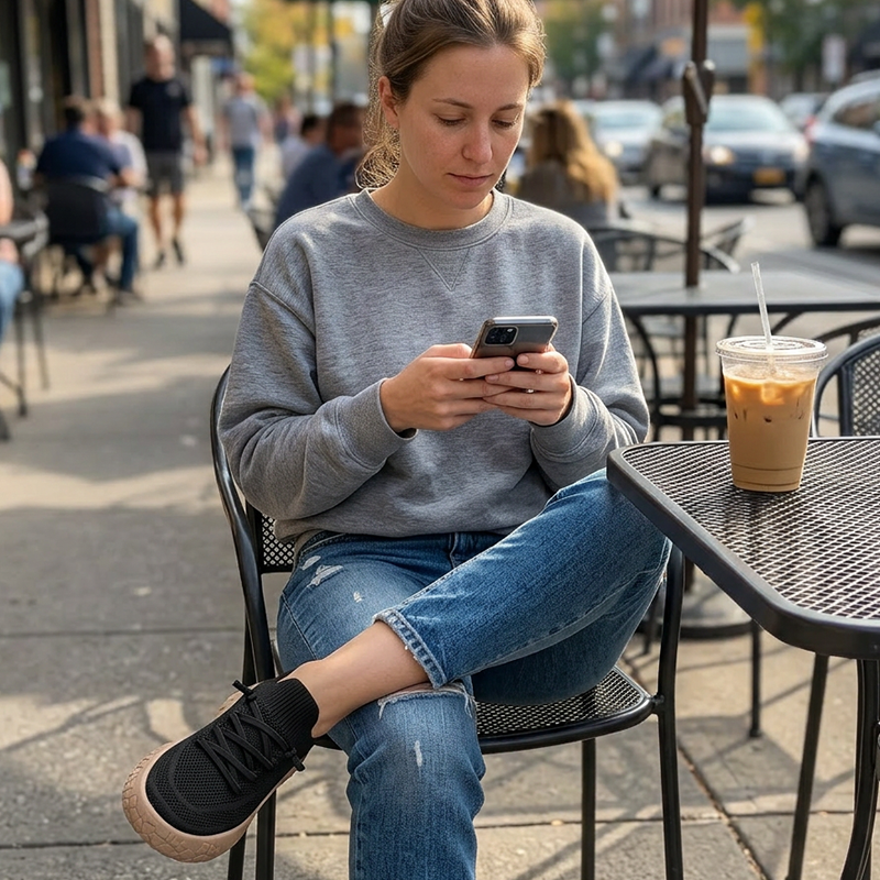 ⏳ Begränsad tid – 50 % rabatt! ⏰ Dam lätta & andningsbara mesh-sneakers – perfekta för vardag & promenader 👟✨