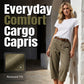 👖 50% RABATT NU! 🌿 Kvinnors Avslappnade Casual Cargokapriser – Rymliga Fickor, Andningsbart Tyg & Avslappnad Passform – Vardagskomfort, Redo För Varmt Väder ✨
