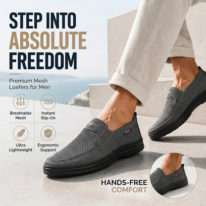 👟 50 % RABATT NU! 🌬️ Lätta och luftiga hela dagen – andningsbara slip-on-skor i mesh för män med bekväm passform – perfekt för vardag och semester ☀️