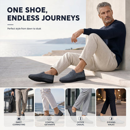 👟 50 % RABATT NU! 🌬️ Lätta och luftiga hela dagen – andningsbara slip-on-skor i mesh för män med bekväm passform – perfekt för vardag och semester ☀️