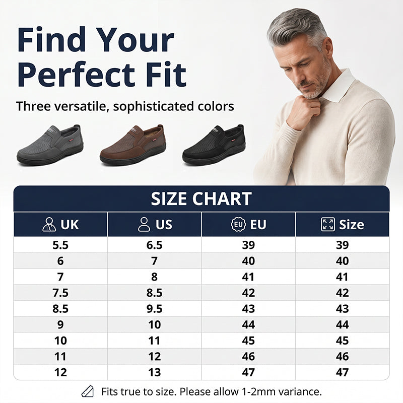 👟 50 % RABATT NU! 🌬️ Lätta och luftiga hela dagen – andningsbara slip-on-skor i mesh för män med bekväm passform – perfekt för vardag och semester ☀️