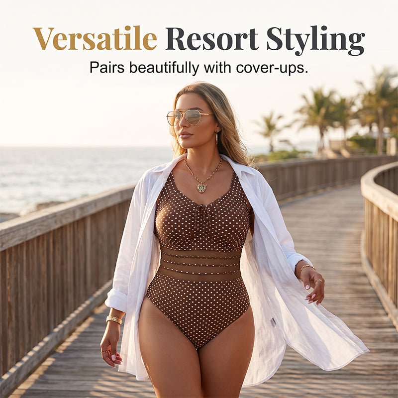🖤 50% RABATT! 🤍 Prickig baddräkt för damer – Trendig badplagg för sommar och strand 👙