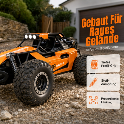 🏎️ 50% RABATT NU! High-Speed RC Off-Road Vehicles – fyrhjulsdrift, stötdämpande fjädring & LED-lampor – perfekt för höghastighetsaction i grov terräng ✨