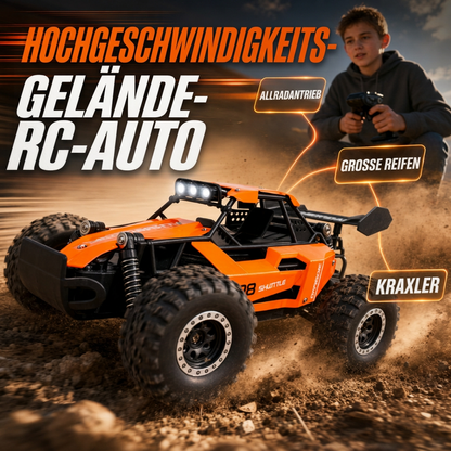 🏎️ 50% RABATT NU! High-Speed RC Off-Road Vehicles – fyrhjulsdrift, stötdämpande fjädring & LED-lampor – perfekt för höghastighetsaction i grov terräng ✨
