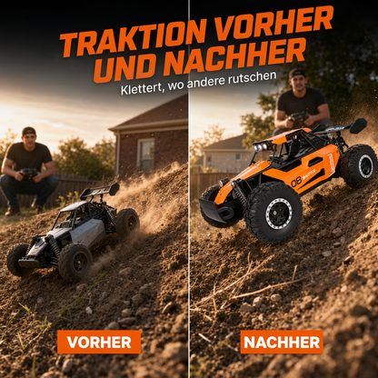 🏎️ 50% RABATT NU! High-Speed RC Off-Road Vehicles – fyrhjulsdrift, stötdämpande fjädring & LED-lampor – perfekt för höghastighetsaction i grov terräng ✨