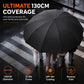 ☔ 50% RABATT NU! Extra Large Windproof Folding Umbrella– perfekt för familjen och pendlare ✨