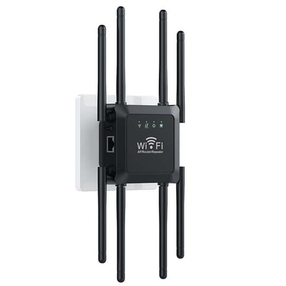 📶 50 % RABATT NU! 🚀 Long Range WiFi Extender för hemmet – åtta högförstärkande antenner, dual-band & döda zoner elimineras – perfekt för källare, vindar och uteplatser ✨