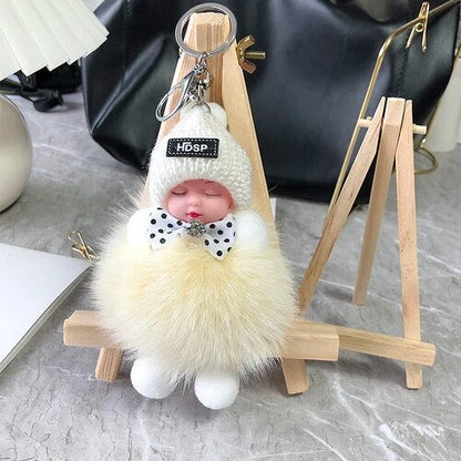 Mjuk plyschdocka keychain
