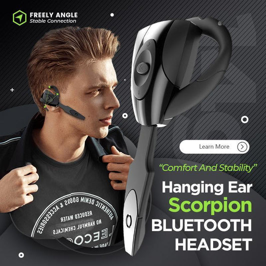 HÄNGANDE ÖRA SCORPION BLUETOOTH-HEADSET